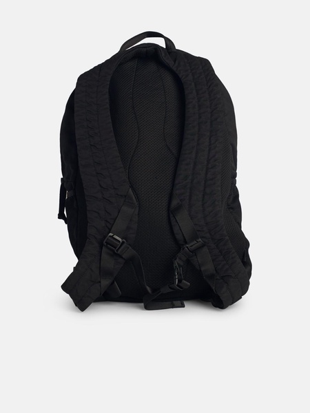 BLACK NYLON BACKPACK