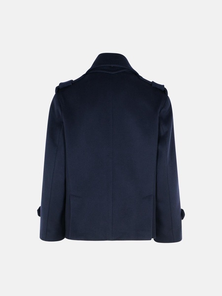 'LAVENO' BLUE WOOL BLEND COAT