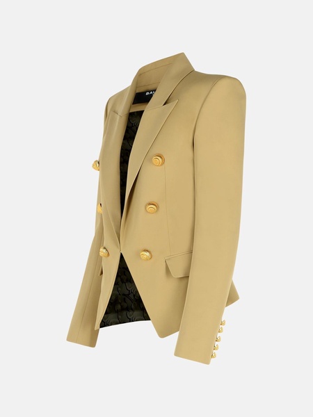 BEIGE COTTON BLAZER