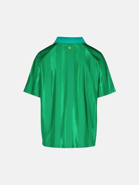 'FOOTBALL' GREEN POLYESTER T-SHIRT