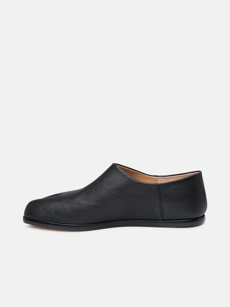 TABI LOAFERS IN BLACK LEATHER