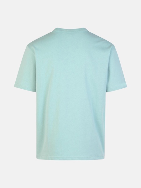 'BOXY' MUSK GREEN COTTON T-SHIRT