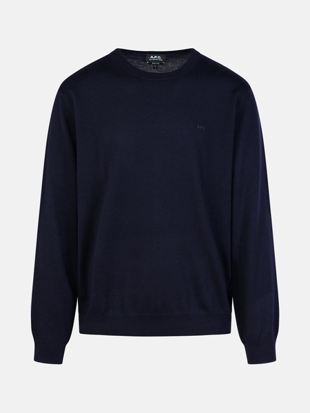 'MATT' NAVY WOOL SWEATER