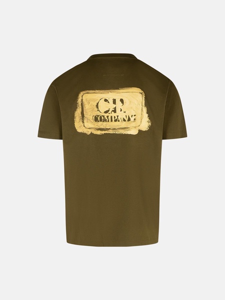 GREEN COTTON T-SHIRT