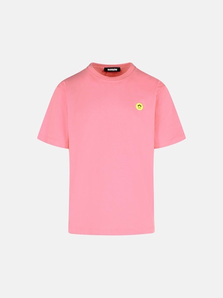 'ORSO' PINK COTTON T-SHIRT