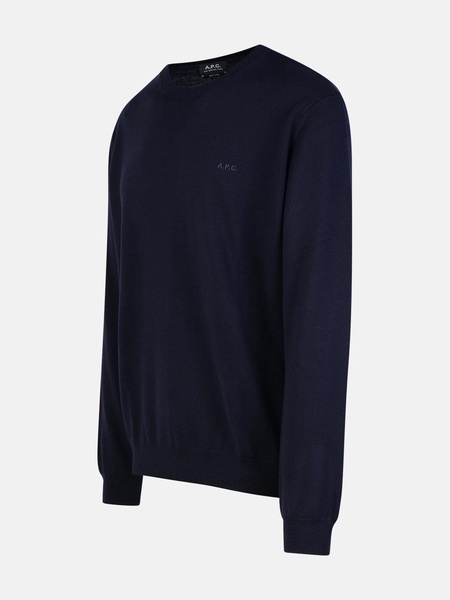 'MATT' NAVY WOOL SWEATER
