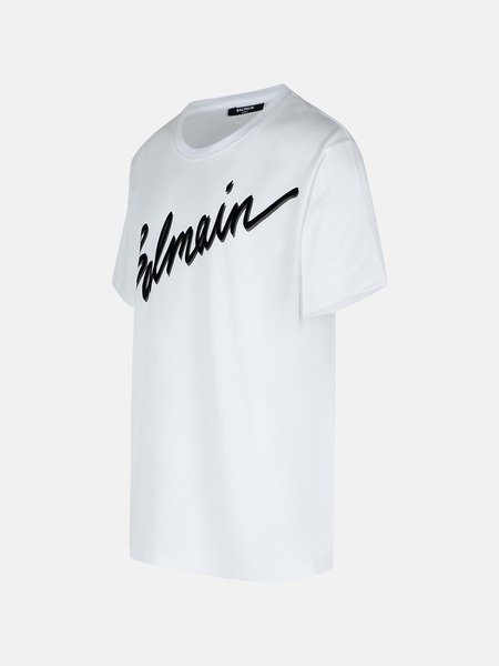 WHITE COTTON T-SHIRT
