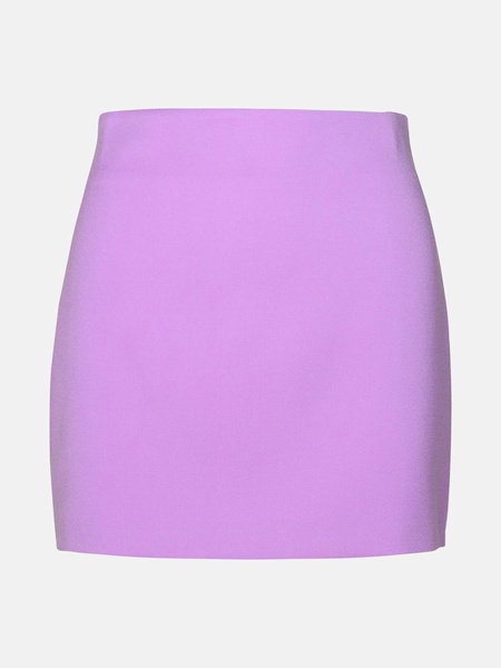LILAC POLYESTER SKIRT