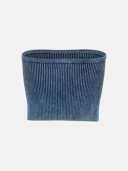 'CLARCKVILLEX' BLUE COTTON BLEND TOP
