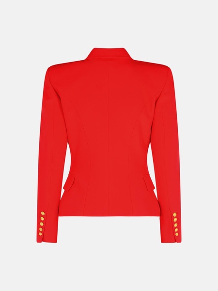 RED VISCOSE BLAZER