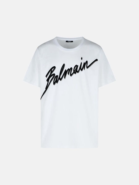WHITE COTTON T-SHIRT