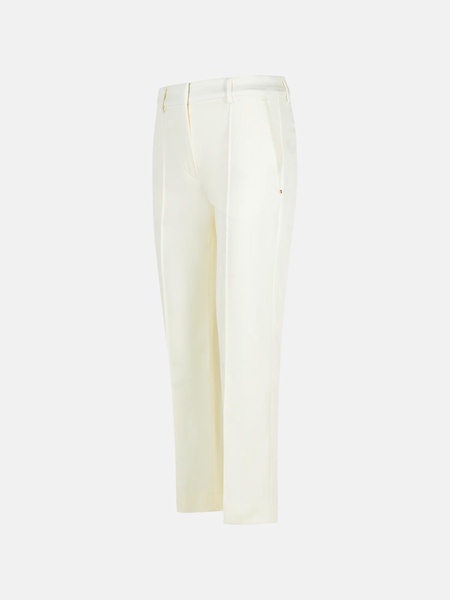 ETNA' WHITE COTTON PANTS
