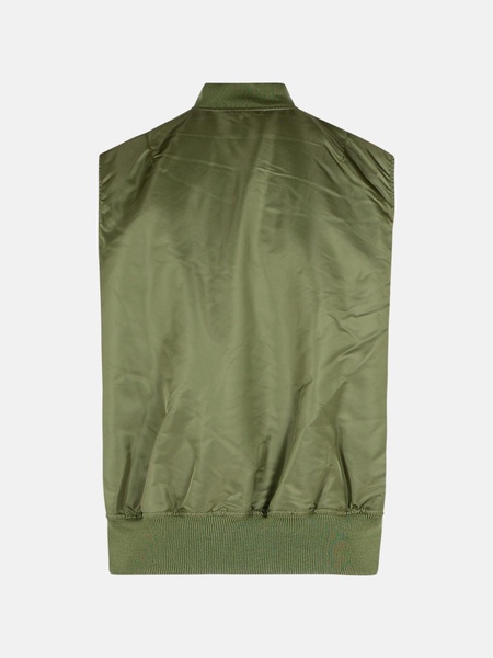 GREEN NYLON VEST