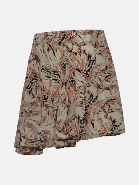 'TEYANA' SKIRT IN BEIGE SILK