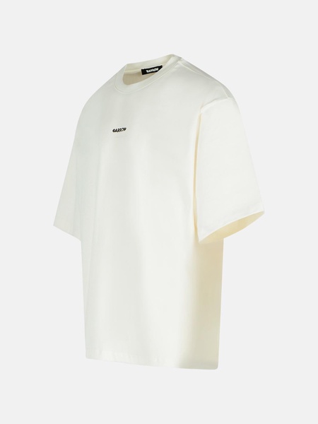 WHITE COTTON T-SHIRT