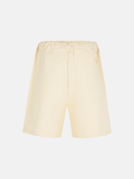 'RUGBY' IVORY COTTON BERMUDA SHORTS