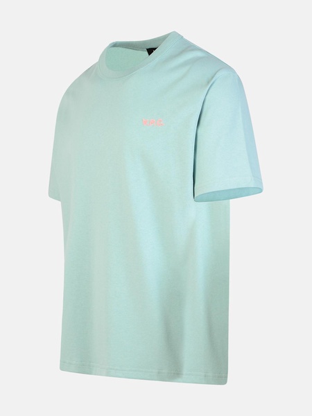 'BOXY' MUSK GREEN COTTON T-SHIRT