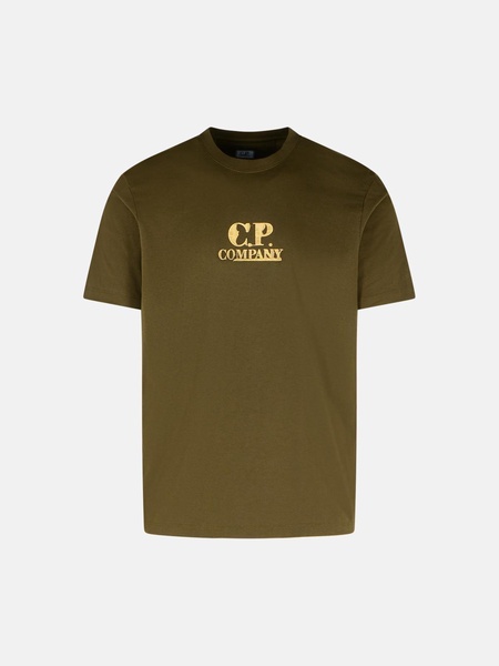 GREEN COTTON T-SHIRT