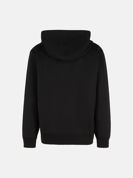 'LENS' BLACK COTTON SWEATSHIRT