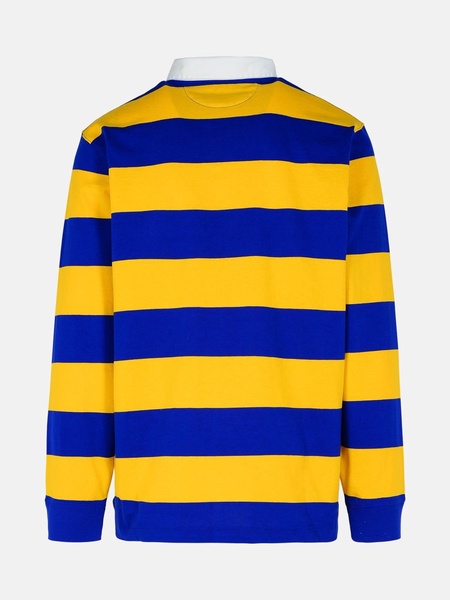 'RUGBY' YELLOW COTTON POLO SHIRT