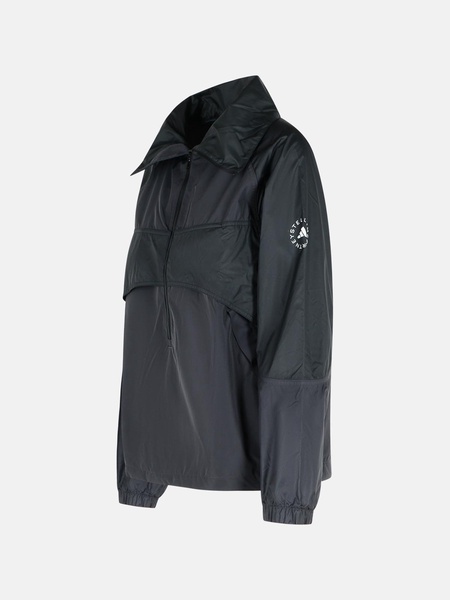 BLACK POLYESTER JACKET