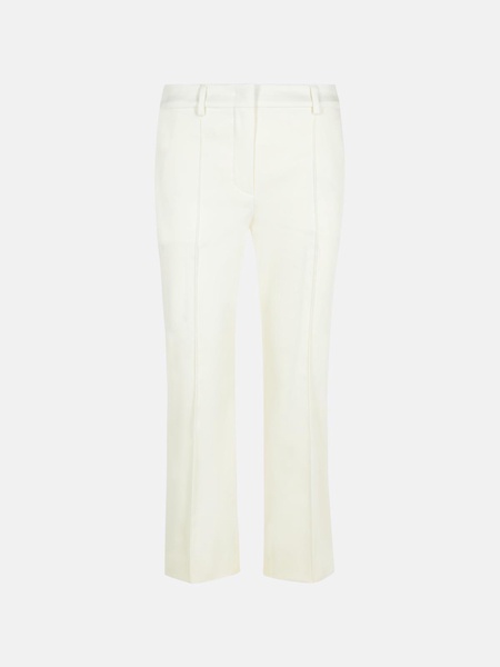 ETNA' WHITE COTTON PANTS