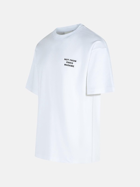 WHITE COTTON T-SHIRT