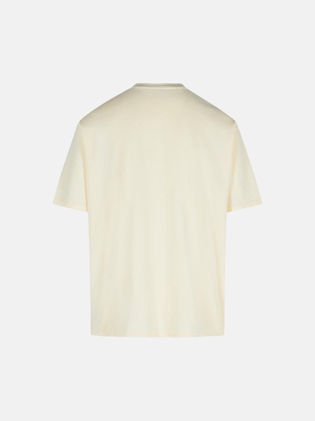 CREAM COTTON T-SHIRT