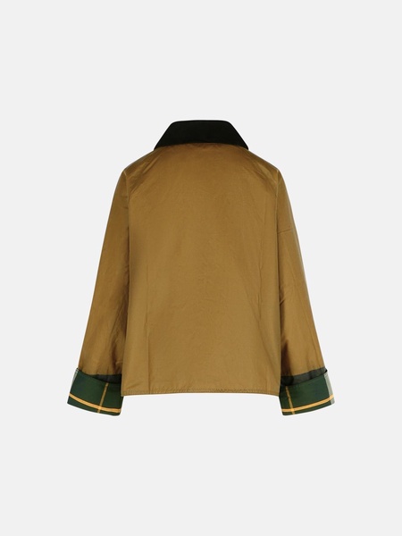 'ALMA' GREEN WAXED COTTON JACKET