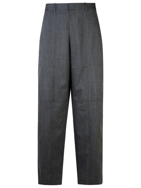 Jil Sander Grey Wool Trousers Men