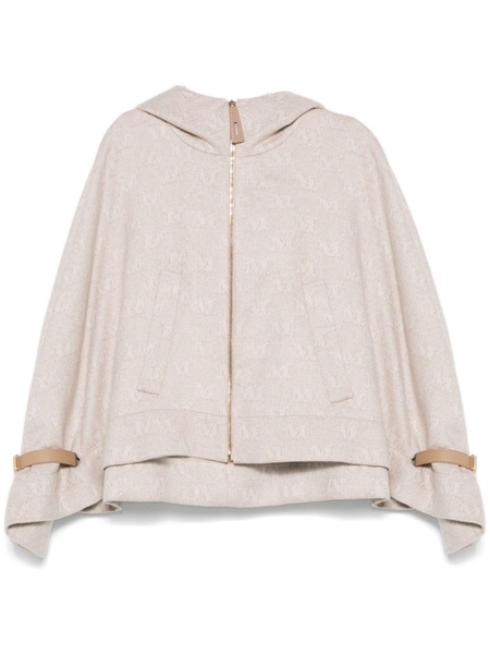 Max Mara Women Wool Hooded Cape