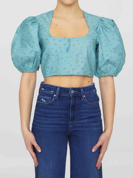 Ganni Women Floral-Print Top