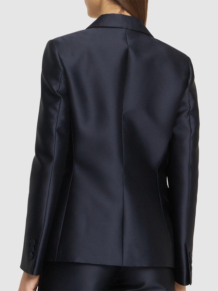 Mikado single breast blazer
