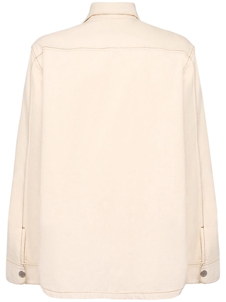ADC logo cotton denim overshirt
