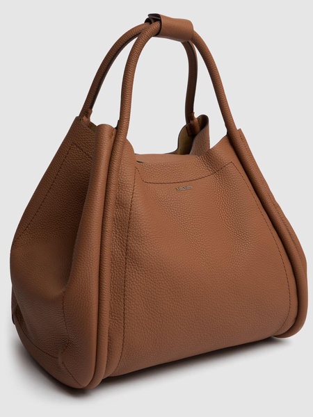 Large Marin drummed leather bag
