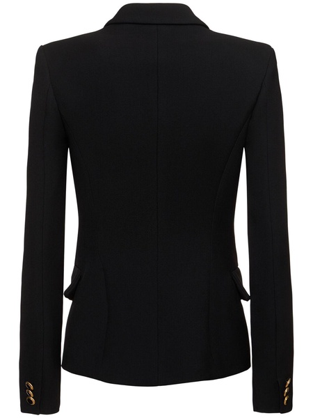 Wool double breasted blazer
