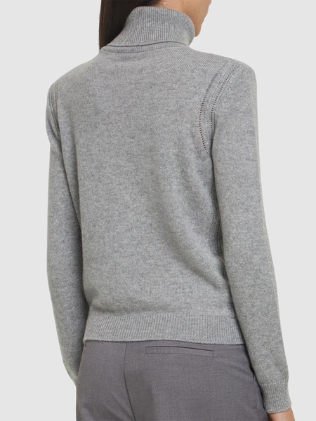 Cashmere knit turtleneck sweater