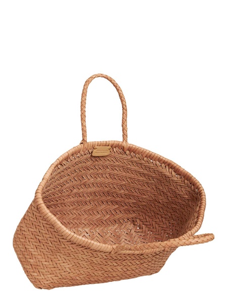 Triple Jump Small leather basket bag