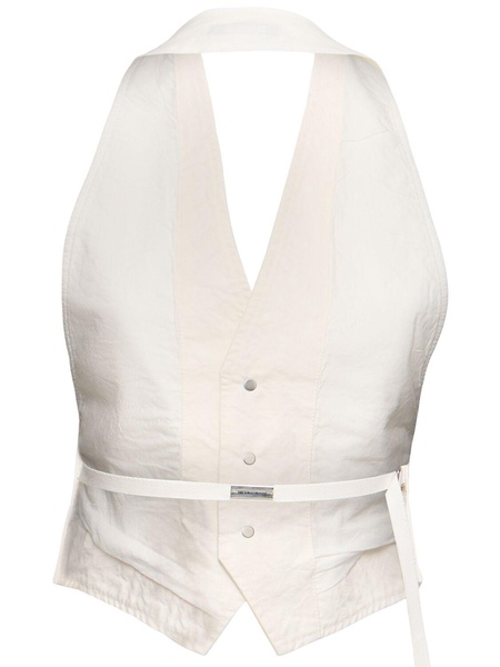 Monique cotton twill vest