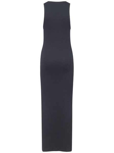 Tikea viscose jersey long tank dress
