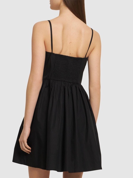 Cotton poplin mini dress