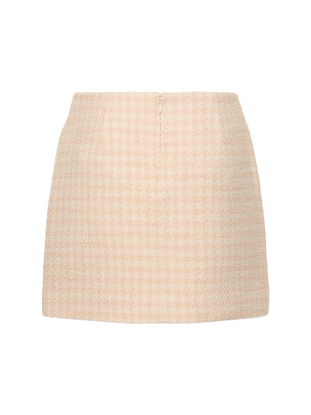 Vanessa houndstooth mini skirt
