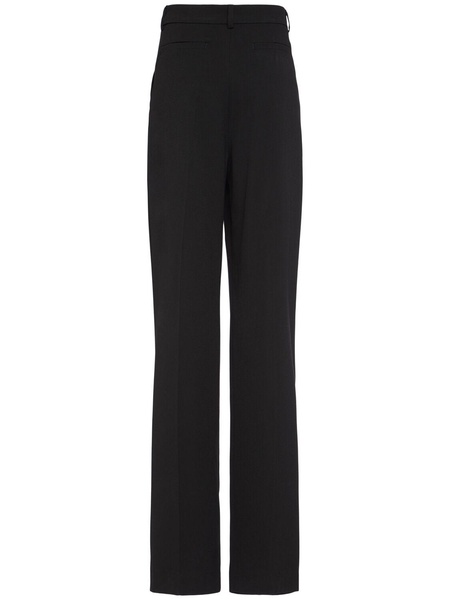 Hello pleated viscose wide pants