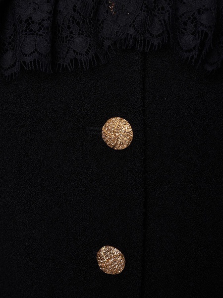 Tweed bouclé off-the-shoulder jacket
