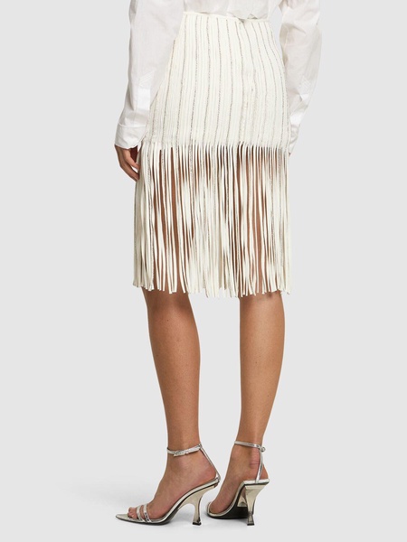 Embellished midi skirt