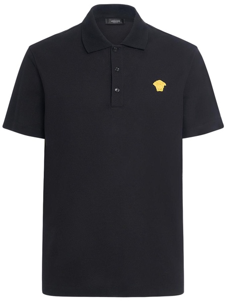 Medusa cotton piqué polo