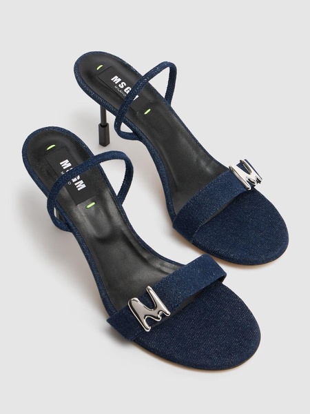 75mm Denim sandals