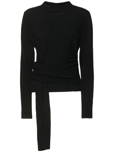 Wool blend crewneck sweater