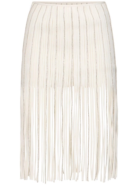 Embellished midi skirt