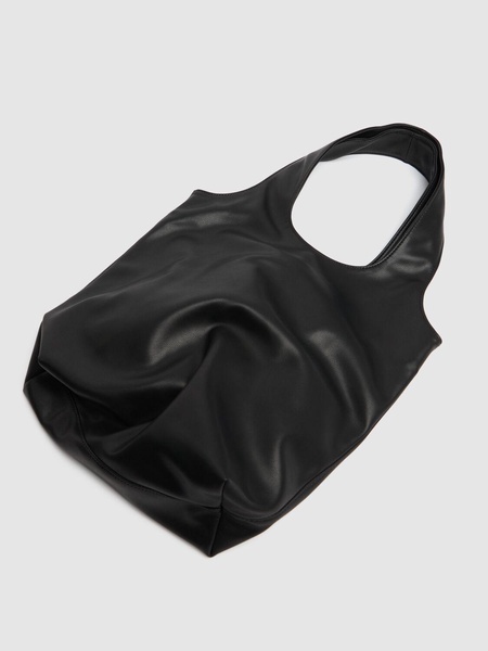 Small Ninon faux leather tote bag